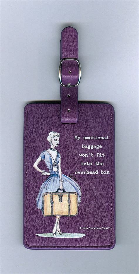 funny luggage tags | visit etsy com | Чемодан