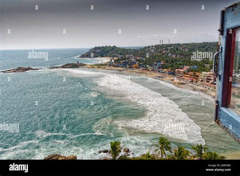 Kovalam beach lighthouse hi-res stock photography and images - Alamy