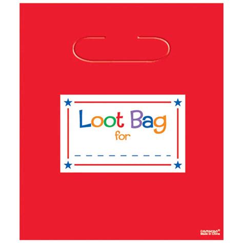 Plastic Loot Bags Traditional - Assorted* | BIG W