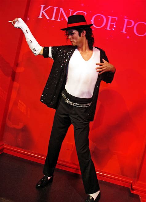 Stock Pictures: Michael Jackson Wax Sculpture at Madame Tussauds