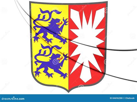 Schleswig-Holstein Coat of Arms, Germany. Stock Illustration - Illustration of schleswig ...