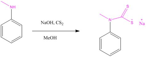 organic chemistry - Role of NaOH in synthesis of Dithiocarbamate ...