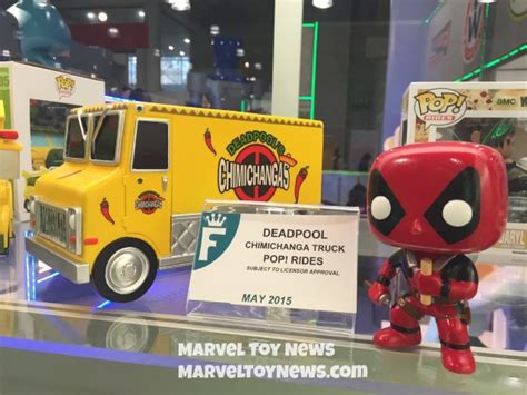 Toy Fair 2015: Funko Deadpool Chimichanga Truck POP Vinyl! - Marvel Toy News