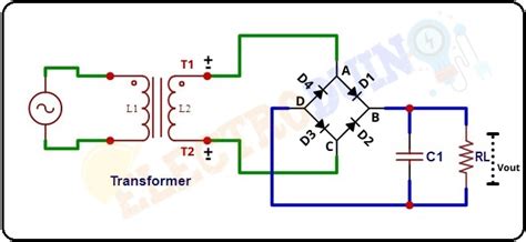 circuit diagram of full wave bridge rectifier with capacitor filter - Wiring Diagram and Schematics