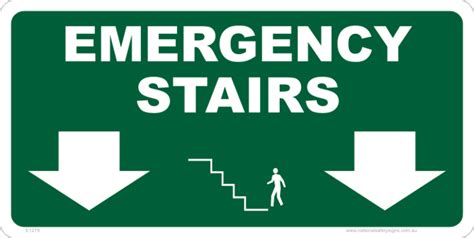 Emergency Exit sign - Emergency Safety Signs - Australia