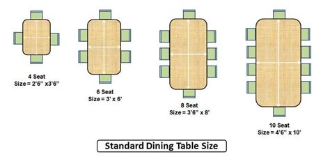 6 Seat Dining Table Dimensions - Photos