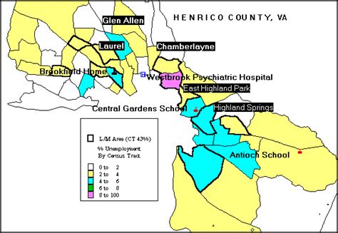 Henrico County va Zip Codes Map images