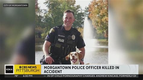 Morgantown police officer killed in accident - YouTube