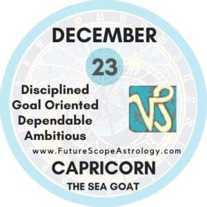 December 23 Zodiac (Capricorn) Birthday Personality, Birthstone ...