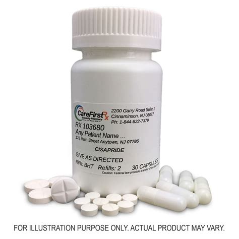 Cisapride Tablets Compounded