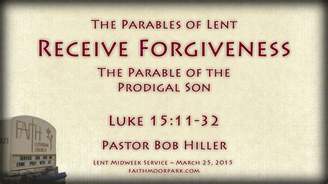 Luke 15:11-32 ~ The Parable of the Prodigal Son - YouTube