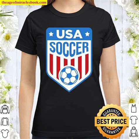 Official Usa Soccer Team Shirt Support The Team Usa Flag Football Shirt