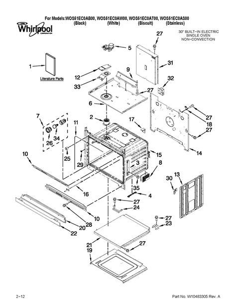 The Ultimate Guide to Understanding Whirlpool Oven Door Parts Diagrams