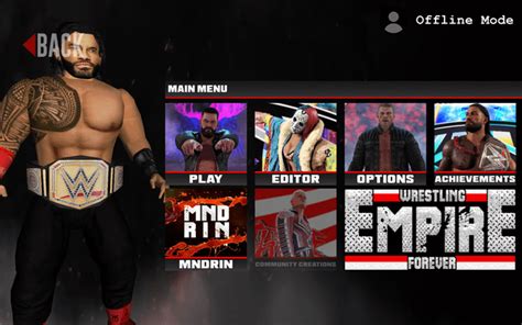 This Wrestling Empire Forever mod is awesome. Free too : r/WWEGames