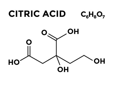 Citric Acid Structural Sceletal Chemical Formula Stock Illustration - Download Image Now - iStock