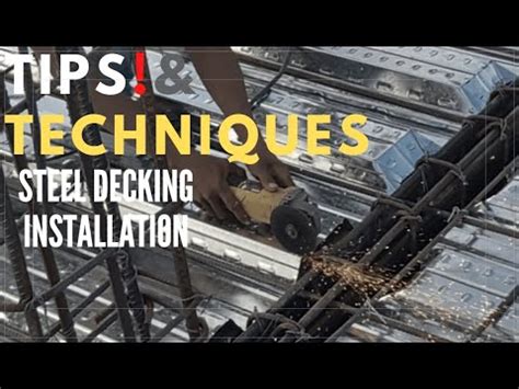 Steel Decking Installation Tips & Techniques - YouTube