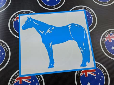 Vinyl Cut Horse Silhouette Decal – The Art of Stickers – Australia