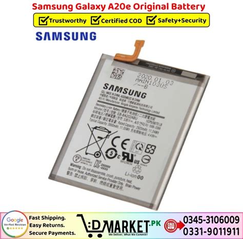 Samsung Galaxy A20e Original Battery For Sale! | 100% Health!