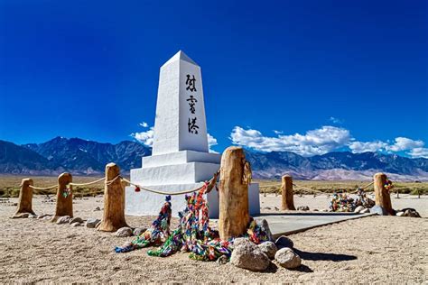 Manzanar National Park in California - Dotted Globe