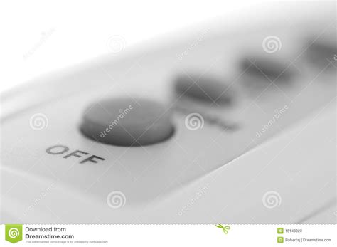 OFF button stock image. Image of closeup, black, media - 16148923