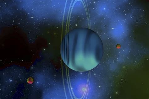 Vertical rings surround the planet of Uranus Poster Print - Item # VARPSTCFR100159S - Walmart.com