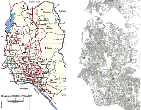 Dhaka City Corporation Map - Middle East Map