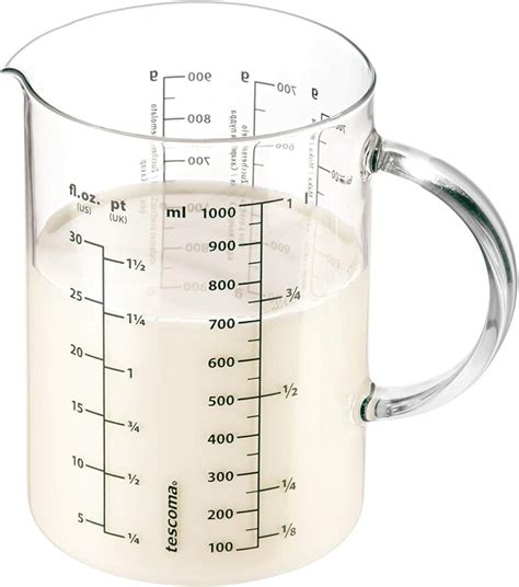 1 Liter Borosilicate Glass Measuring Cup | Homebrew Finds