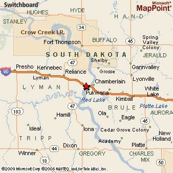 Where is Oacoma, South Dakota? see area map & more