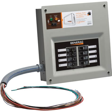 Generac HomeLink Prewired Manual Transfer Switch — 30 Amps, 8 Circuits ...