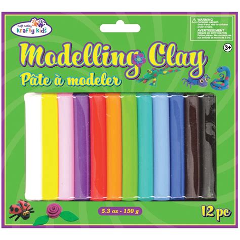 KC510 MULTICRAFT MODELING CLAY ASTD 12PC 150G - Walmart.com