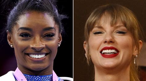 Simone Biles will try to meet Taylor Swift at Chiefs-Packers game later ...