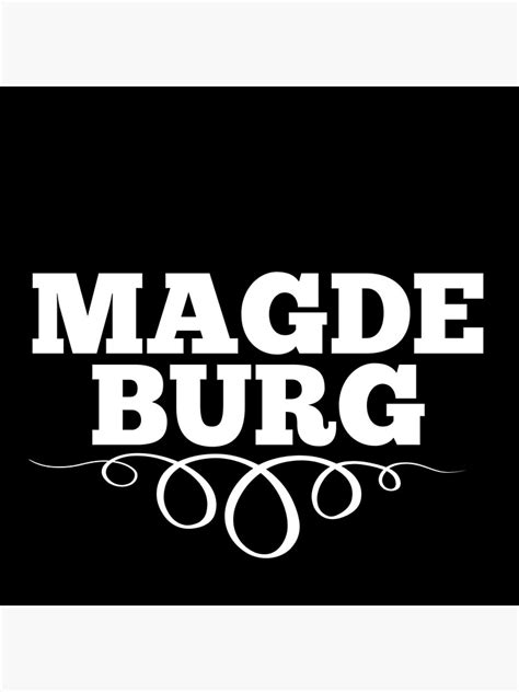 "Magdeburg" Poster for Sale by MaggusK | Redbubble