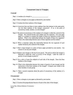 Fillable Online Concurrent Lines in Triangles Fax Email Print - pdfFiller