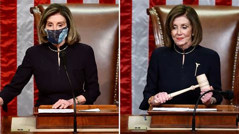 Nancy Pelosi Repeats Outfit for Trump’s Second Impeachment | Teen Vogue