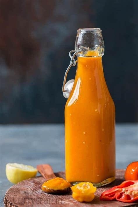 Mango Habanero Hot Sauce Recipe (with Video) -CurryTrail