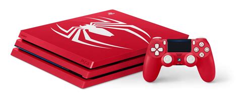 Sony is making a limited edition ‘Amazing Red’ PS4 Pro for Spider-Man’s launch - The Verge