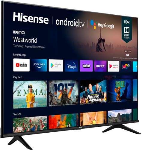 Hisense - 50" Class A6G Series LED 4K UHD Smart Android TV - Hisense