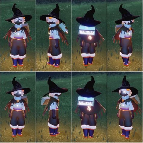 several images of a person dressed as a wizard