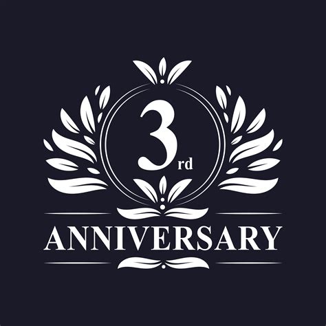 3rd Anniversary Vector Art, Icons, and Graphics for Free Download