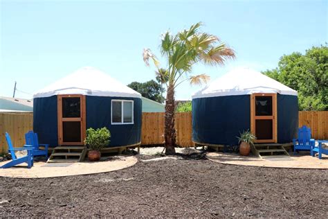 Unique Texas Beach Rental | Corpus Christi Rental | Yurt Camping