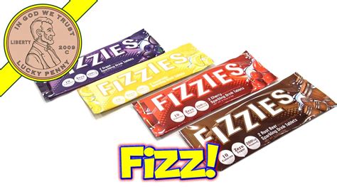 Fizzies Sparkling Drink Tablets, Four Tasty Flavors! | Sparkling drinks, Fizzy, Nostalgic candy