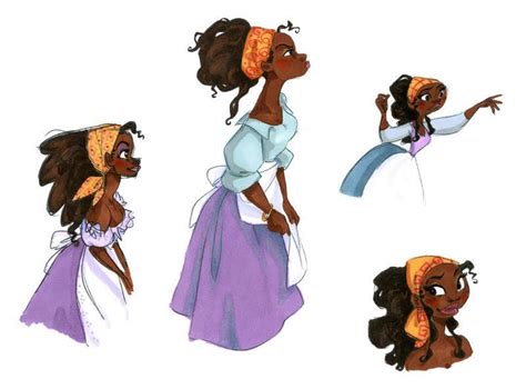 This Tiana(Princess and the frog) concept art has her wearing basically the same outfit as ...