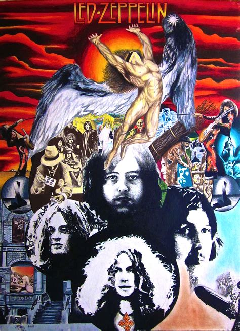 ONLINE STORE | martinmrochaart | Led zeppelin art, Led zeppelin poster ...