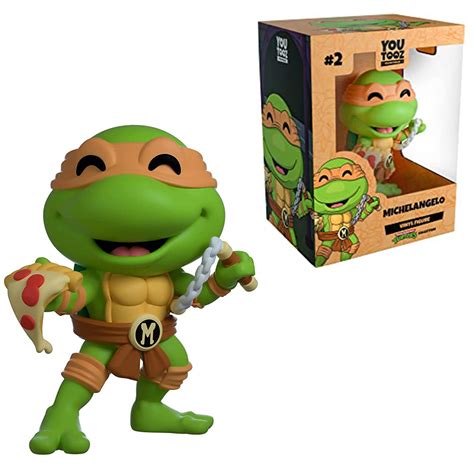 Buy Youtooz Michelangelo Ninja Turtles Collectible, 4.2" Inch TMNT ...