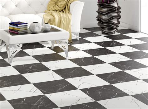 Black And White Checkered Marble Floor – Flooring Guide by Cinvex