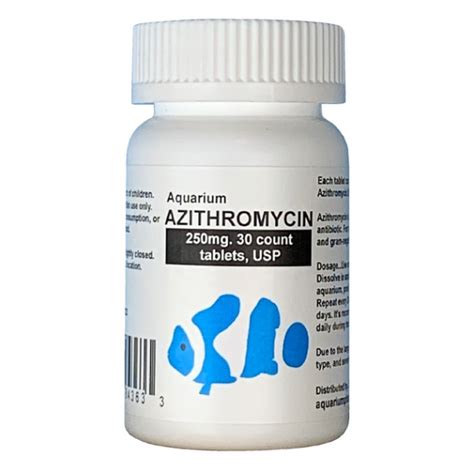 Azithromycin (Fish Azithro) 250MG – 30 Capsules - Antibiotics Fish