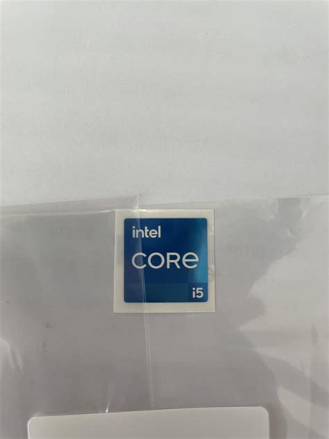 My intel sticker finally arrived! (After like two months) : r/intel