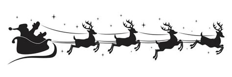 Santa Claus Sleigh Vector Art, Icons, and Graphics for Free Download