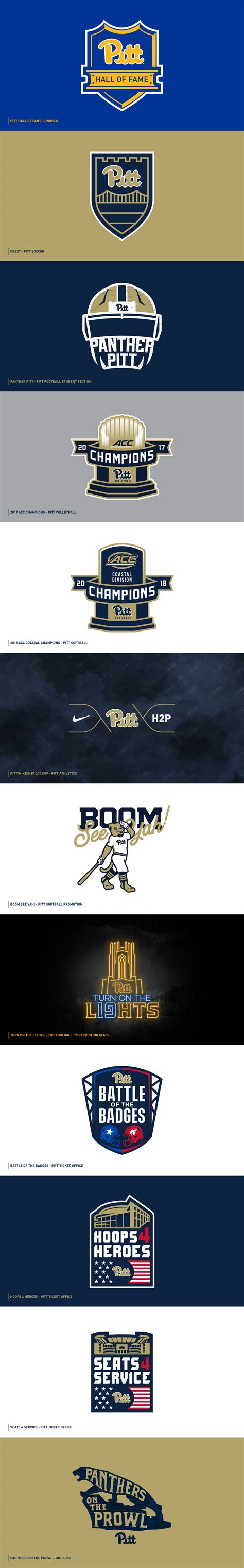 Pitt Athletics - Logo Design on Behance