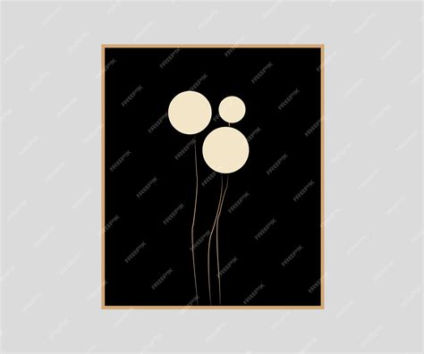 Premium Vector | Modern home interior wall art design